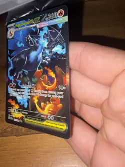 Mega Charizard ex SIR 125/094 Pokemon Card Full Art Holo NM/M - Image 3