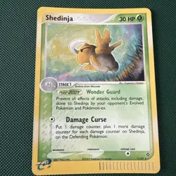 POKEMON UNGRADED SHEDINJA 11/97 HOLO R EX DRAGON HOLO NM Lp++ - Image 1