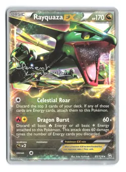 Pokemon Rayquaza EX (Clement Lamberton) World Championship Decks 85/124 HP - Image 1