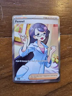 Pokemon Waifu 3 Card Lot Lacey 166/142, Professor's 240/198, Fennel 162/086 #3 - Image 2