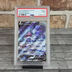 Suicune V #GG38 Pokemon Sword And Shield Crown Zenith PSA 9 MINT - Image 1