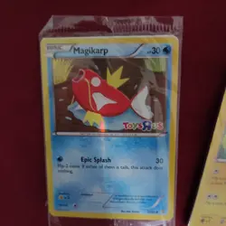Pokemon TCG Toys R Us Promo Holo 4-Card Lot Meowth Clefairy Magikarp 2011 - Image 4