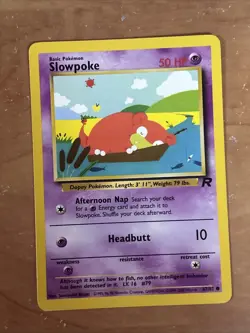 Pokemon Vintage WoTC Team Rocket Card - Slowpoke 67/82 Common D14 - Image 1