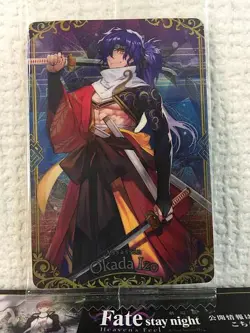 Okada Izou Assassin Fate Grand Order FGO Wafer Card vol.7 R18 - Image 1