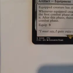MTG Genji Glove Regular Magic the Gathering Card Final Fantasy R #0258 unplayed - Image 4