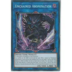 Unchained Abomination Yu-Gi-Oh! MP20-EN175 1st Secret Rare - Image 1