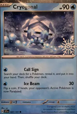 Cryogonal (Holiday Calendar SEALED ) Holo Common Miscellaneous Cards & Products - Image 1