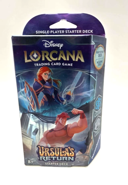 Disney Lorcana TCG: Ursula's Return Starter Deck – Sapphire & Steel Factory Seal - Image 1