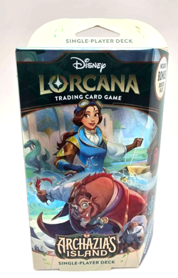 Disney Lorcana TCG Archazia's Island - SINGLE-PLAYER DECK [Ruby & Sapphire] NEW - Image 1
