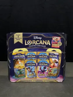Ravensburger Disney Lorcana TCG: Into the Inklands Starter Blister Bundle Gift S - Image 1