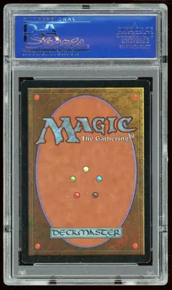 1997 MTG Magic the Gathering Card Tempest Wasteland PSA 9 - Image 2