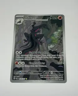 Salazzle 224/217 Ascended Heroes Illustration Rare Full Art Pokemon Card TCG NM - Image 1
