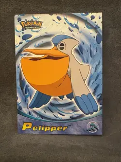 Pokemon Card - Pelipper #62 - Advanced - Topps Lightly Played - Image 1