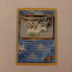 Pokemon TCG Misty's Seel 91/132 WotC Gym Challenge Set Non-Holo Card 2000 NM - Image 1