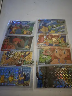 8 card pokemon sticker lot Reserved - Image 1