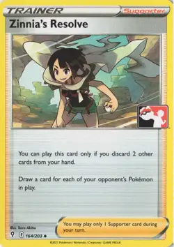 Zinnia's Resolve 164/203 Uncommon Prize Pack Series Cards Pokemon Near Mint - Image 1