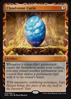 MTG English Cloudstone Curio NM Foil Kaladesh Inventions - Image 1
