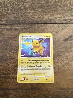 Pokemon Card - Raichu Mysterious Treasures 15/123 Holo Rare - Image 1