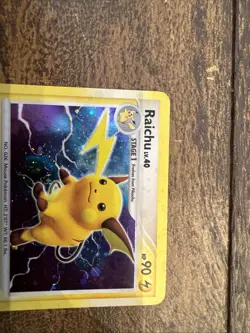 Pokemon Card - Raichu Mysterious Treasures 15/123 Holo Rare - Image 2