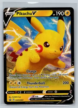 Pikachu V - Holo Promo SWSH: Sword & Shield Promo Cards SWSH061 NM - Image 1