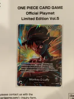 One Piece Card Game Official Playmat Limited Edition Vol.5 PROMO ENGLISH IN-HAND - Image 2