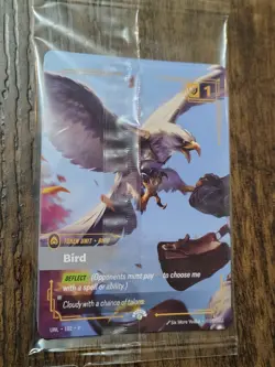 Riftbound: TCG English Unleashed-3 Token Bird & Brush-Limited Promo Cards sealed - Image 3