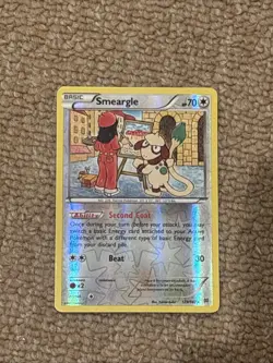 Smeargle 123/162 Rare Reverse Holo XY - BREAKthrough Pokemon Card - Image 1