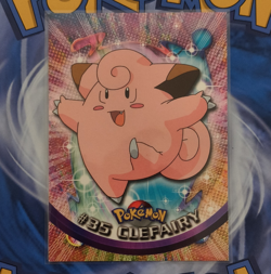 Topps Mint NM TV Animation Edition Clefairy #35 1999 Pokemon Card - Image 1