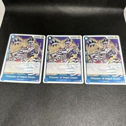 3x Prisoner of Impel Down OP16-042 The Time of Battle English One Piece Playset - Image 1