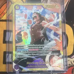 Bandai One Piece TCG Monkey.D.Luffy EB02-061 SEC Alt Art Foil 7000 Power - Image 1