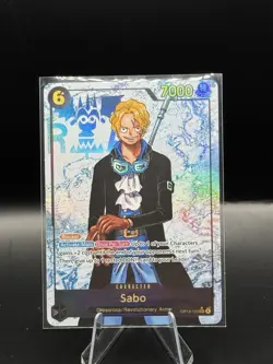 Sabo OP13-120 SEC ALT ART Parallel Foil English Carrying on His Will OP13 - Image 1