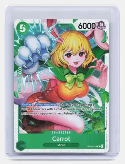 Carrot (023) One Piece The Best vol. 2 #OP08-023 Super Rare,Pirate Foil Reprint - Image 1