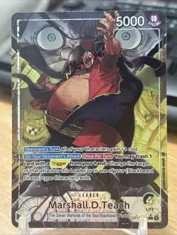 Marshall.D.Teach Alt Art Leader OP16-080 One Piece TCG B - Image 1