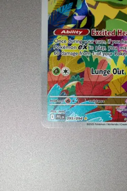 Ludicolo 95/94 IR Phantasmal Flames Holo Pokemon Card NM - Image 4