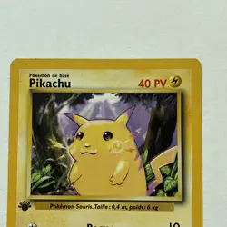 Pikachu 58/102 - French Base Set 1st Edition - Pokemon Card - Image 2