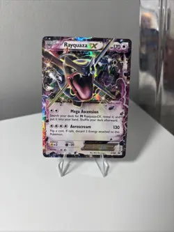 Pokemon TCG Rayquaza EX XY69 Black Star Promo Holo Card 2015 - Image 1