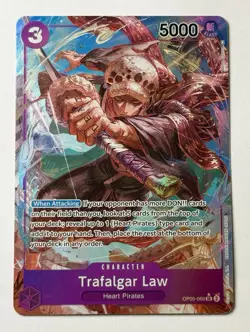 2023 One Piece Trafalgar Law OP05-069 Alt Art Card ENG Awakening of the New Era - Image 1