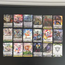 Bushiroad Cardfight Vanguard Card Lot Of 18 - Image 1