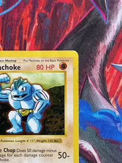 Machoke 1st Edition HP 34 Base Set Non Holo Rare WOTC Wizards Pokemon TCG Card - Image 4