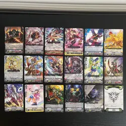 Bushiroad Cardfight Vanguard Card Lot Of 18 - Image 1