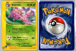 Pokemon Card - Nidorino Aquapolis 55/147 Uncommon - Vintage HP - Image 3