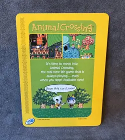 Animal Crossing E-Reader Card Nintendo GameCube Game Scan This Card Man! 2002 MP - Image 1