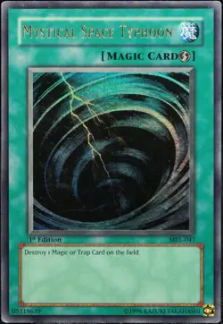 Yu-Gi-Oh! Mystical Space Typhoon MRL-047 1.Edition Ultra Rare [PL] | EN 2002 - Image 1