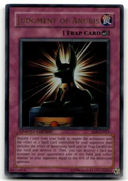 Judgment of Anubis RDS-ENSE3 Limited Ultra Rare Yu-Gi-Oh TCG HP - Image 1