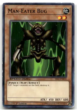 Man-Eater Bug SS03-ENB10 1st Edition Common Yu-Gi-Oh TCG MP - Image 1