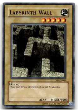 Labyrinth Wall DB1-EN035 Unlimited Common Yu-Gi-Oh TCG MP - Image 1