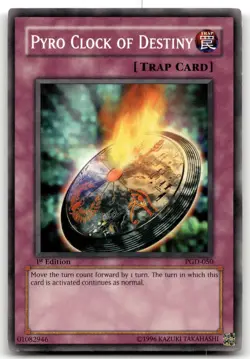 Pyro Clock of Destiny PGD-050 1st Edition Common Yu-Gi-Oh TCG MP - Image 1