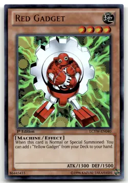 Red Gadget LCYW-EN040 1st Edition Ultra Rare Yu-Gi-Oh TCG LP - Image 1