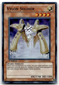 Vylon Soldier HA05-EN018 1st Edition Super Rare Yu-Gi-Oh TCG LP - Image 1