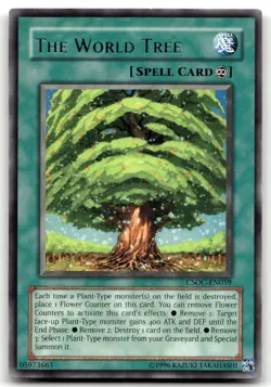 The World Tree CSOC-EN059 Unlimited Rare Yu-Gi-Oh TCG LP - Image 1